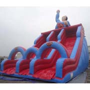 Cheap inflatable superman slides for adults